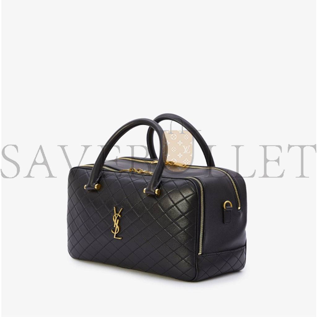 YSL SAINT LAURENT LYIA DUFFLE BAG 7667851EL071000 (31*16*13) YSL SAINT LAURENT LYIA DUFFLE BAG 7667851EL071000 (31*16*13)